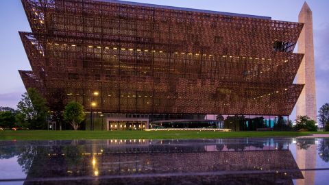 The National Museum of African American History and Culture in Washington.