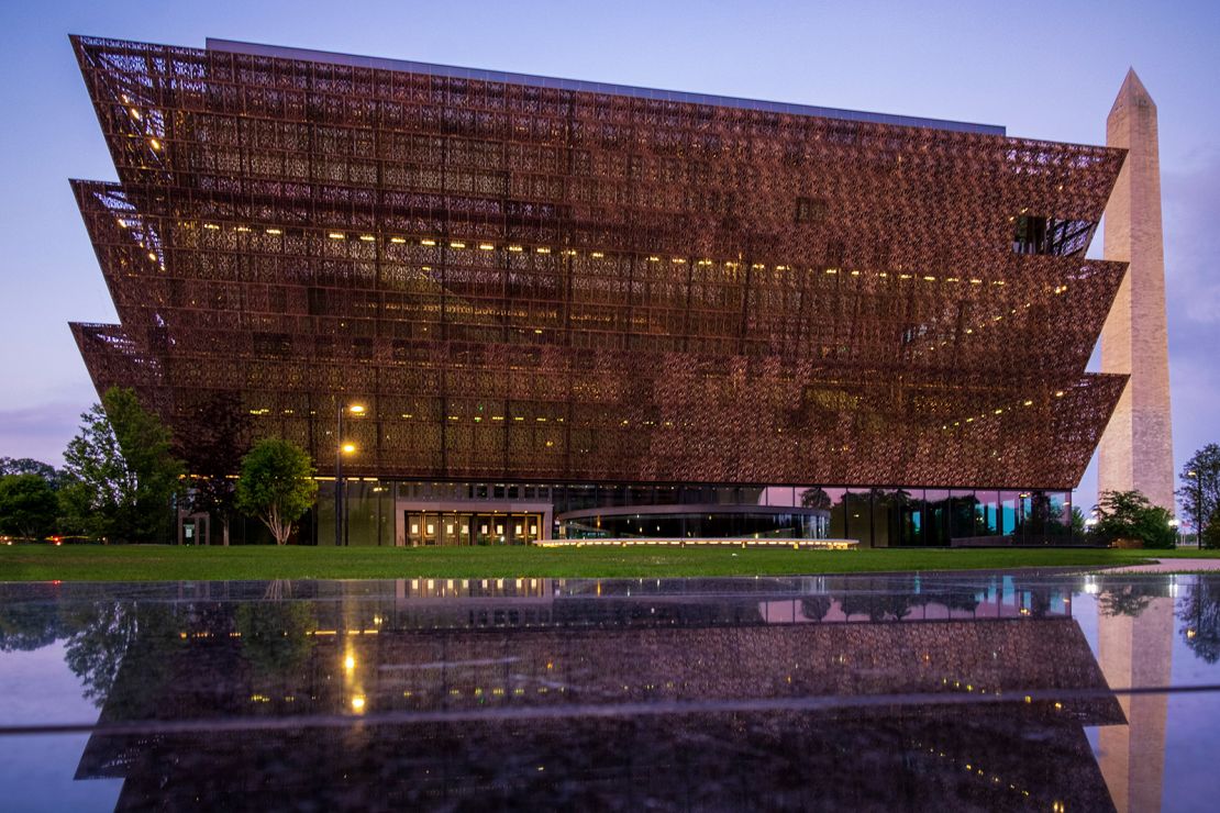 The National Museum of African American History and Culture in Washington.