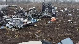 Helicopter crash site where Chyzh and Pepelyashko were taken prisoner on March 8.