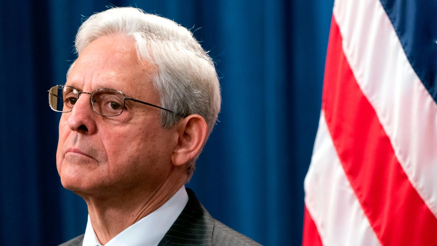 Attorney General Merrick Garland attends a news conference at the Department of Justice, Monday, June 13, 2022, in Washington.