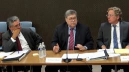 Video of Barr's testimony was played during the hearing. 