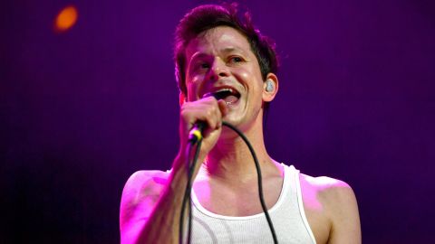Perfume Genius performs onstage during the Coachella Valley Music and Arts Festival in Indio, California, on April 20, 2018.  