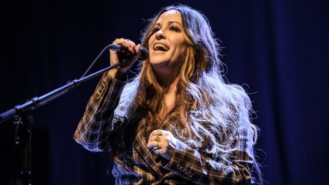 Alanis Morissette performs at O2 Shepherd's Bush Empire in London on March 4, 2020.