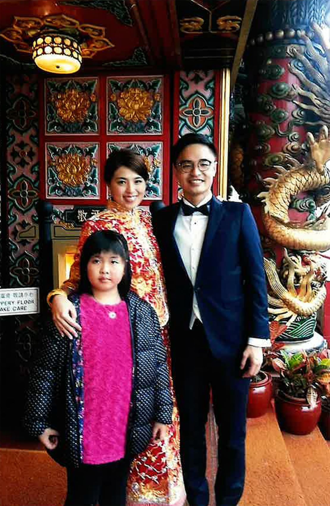 Members of the Chan family attend a wedding banquet at Jumbo in the 2010s.