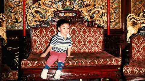 A young Kenny Chan poses at Jumbo in the 1990s.