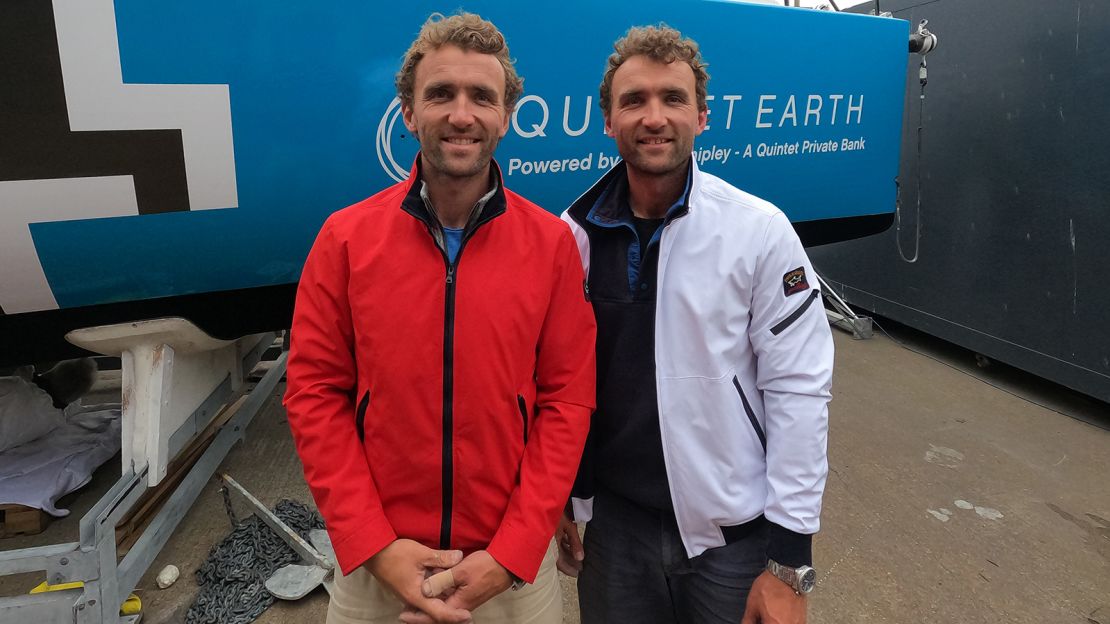 Ross and Hugo Turner (right) will be setting sail to the Atlantic Pole of Inaccessibility at the end of June.