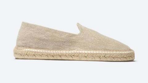 Oas Beige Linen Espadrilles