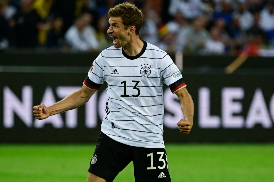 Müller bagged his 44th international goal in Germany's win against Italy.
