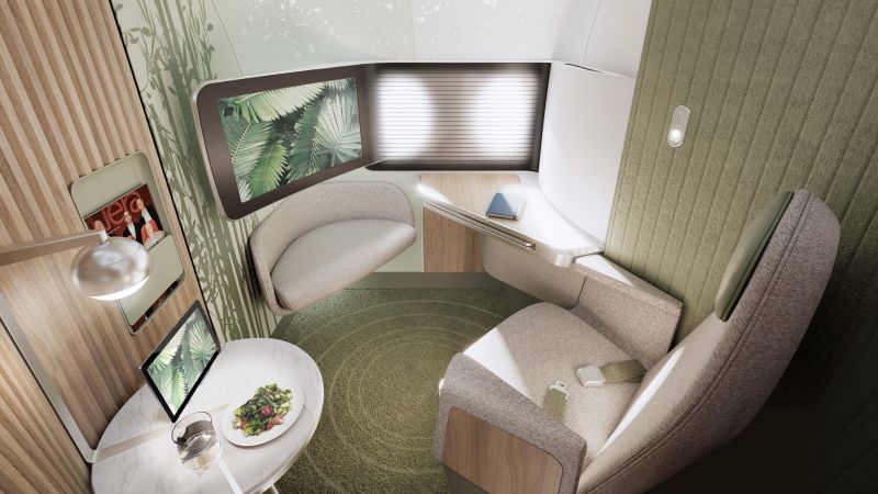 ‘Floating’ airplane cabin could be the future of travel