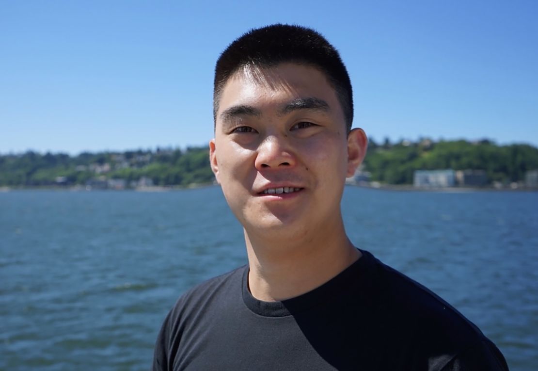 Hao Jia, an international student seen here in 2021, was expected to work as a software engineer at Coinbase, but had his job offer rescinded instead.