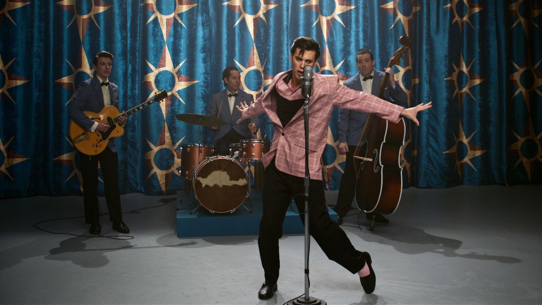 Austin Butler stars as Elvis Presley in a new biopic about the iconic singer. 