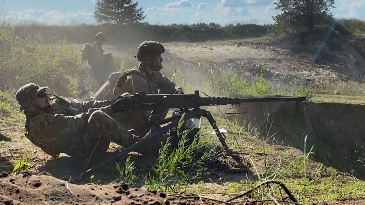 screengrab Ukrainian using US rifle