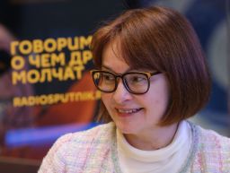 Russian Central Bank Chairman Elvira Nabiullina on June 3, 2021.