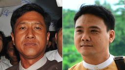 Kyaw Min Yu (Ko Jimmy) and Phyo Zaya Thaw.