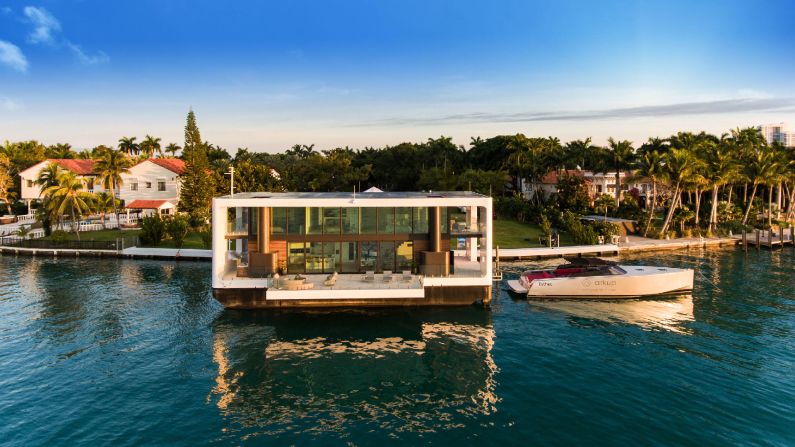 The Maldives is the first city-scale project Waterstudio has been involved in; however it has designed hundreds of floating structures in the past, including Arkup 40, a luxury livable yacht, pictured here.