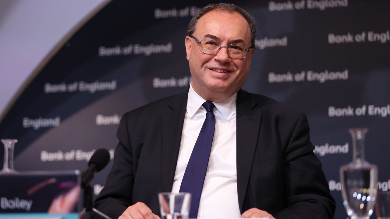 Governor of the Bank of England Andrew Bailey.