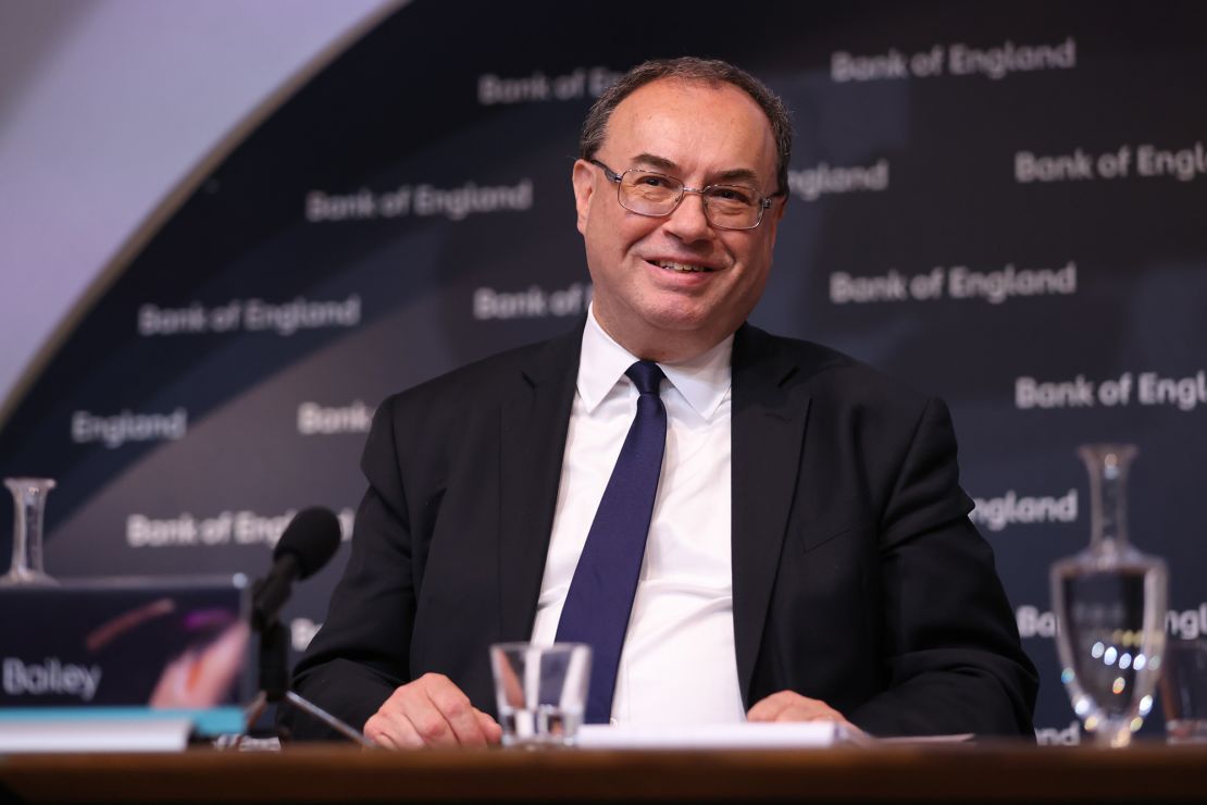 Governor of the Bank of England Andrew Bailey. 