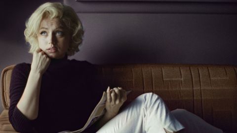 Ana de Armas as Marilyn Monroe in the Netflix movie 'Blonde.'