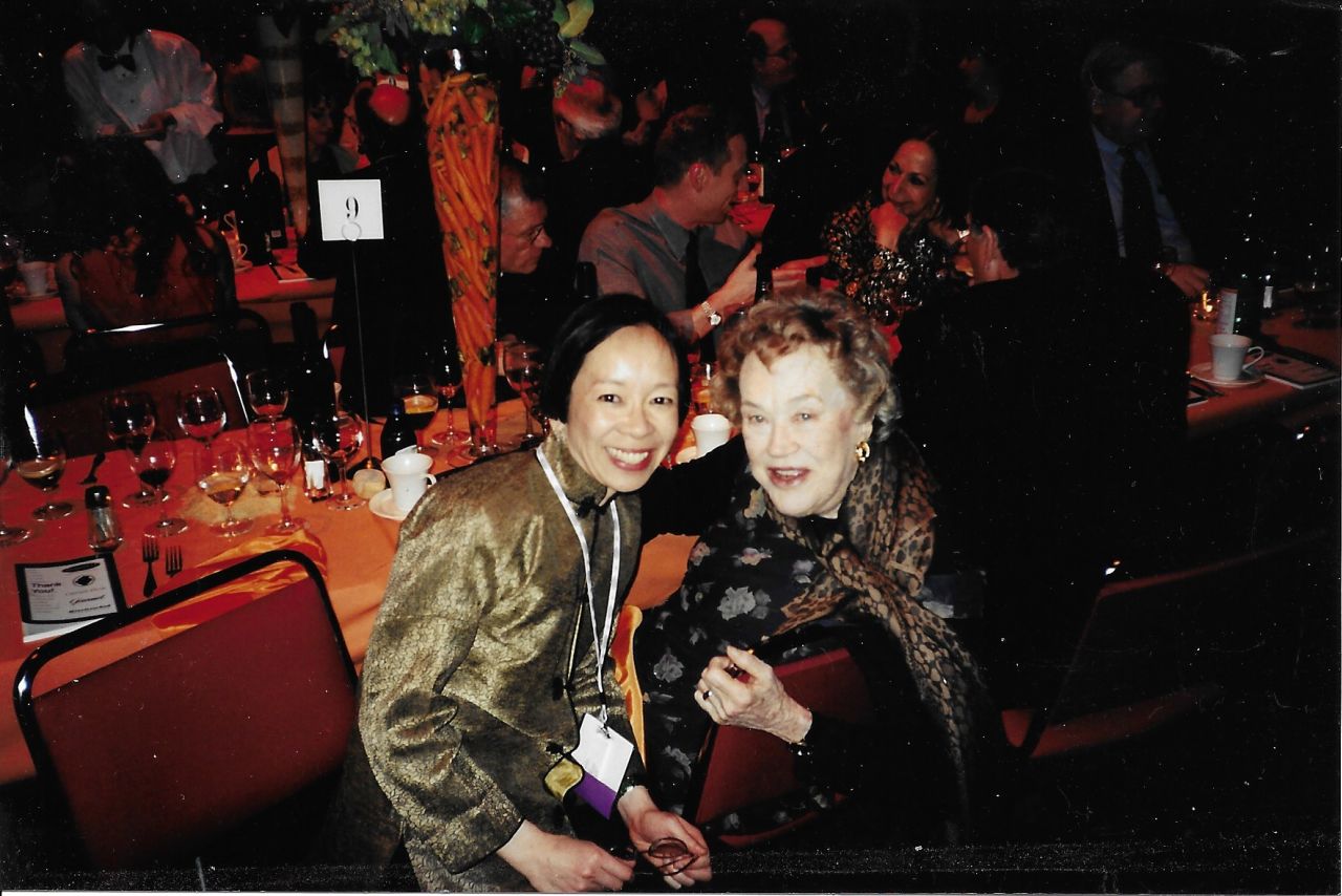 Young and her childhood inspiration, Julia Child.