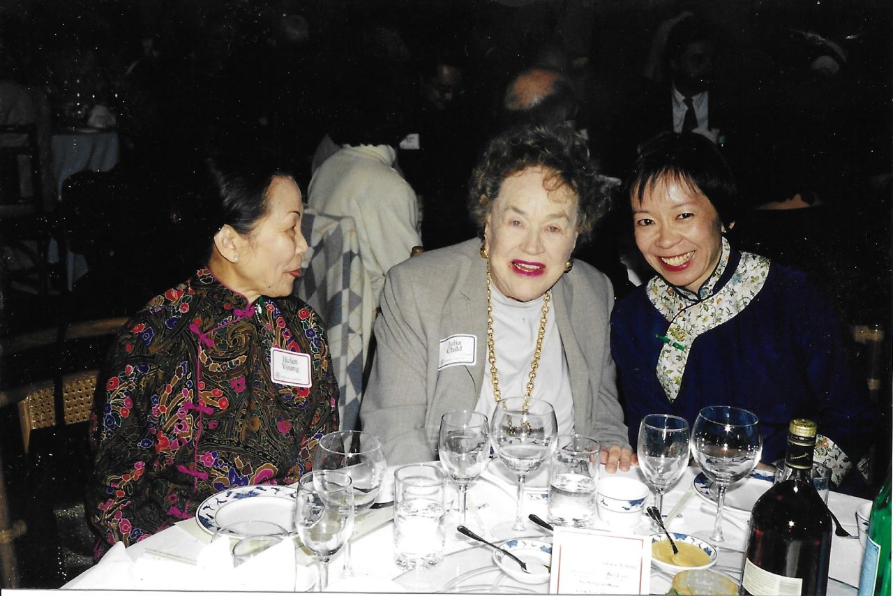Young says she wanted to do for Chinese cooking what Julia Child had done for French cooking.