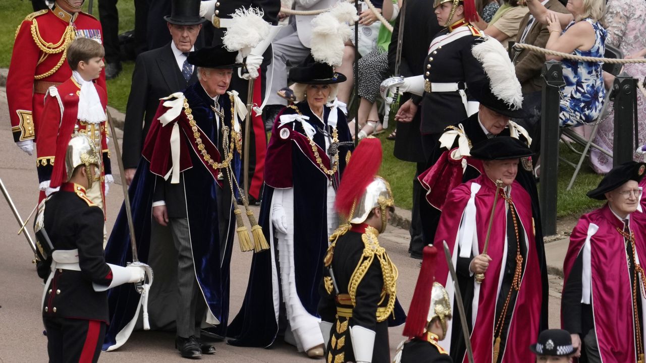 The Duchess of Cornwall was installed in the Order of the Garter this year.