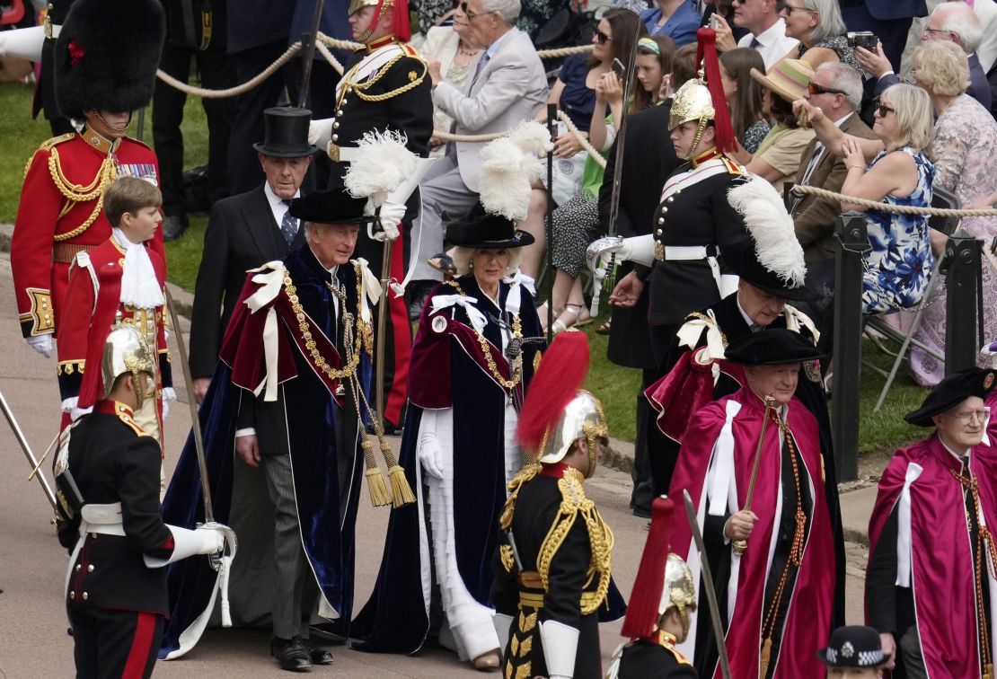 The Duchess of Cornwall was installed in the Order of the Garter this year.