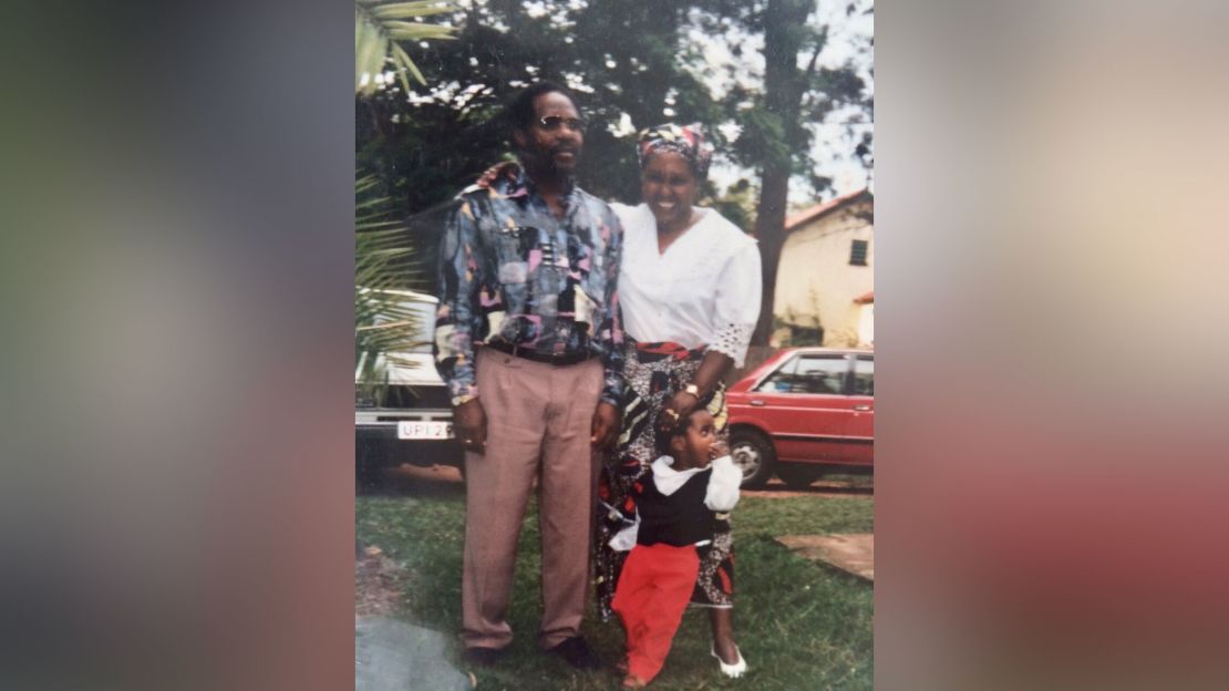 Paul Rusesabagina, his wife Taciana Rusesabagina and their adopted daughter Carine Kanimba in 1995.