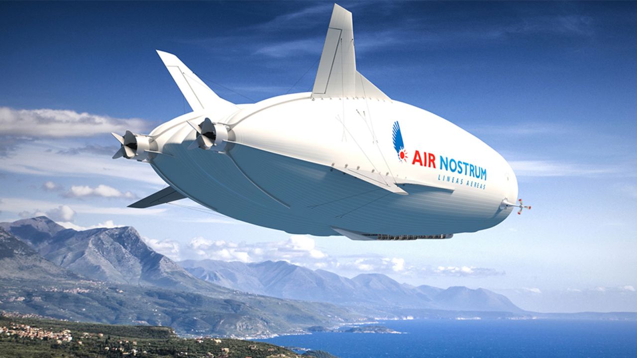 How the Air Nostrum Airlander 10 could look.
