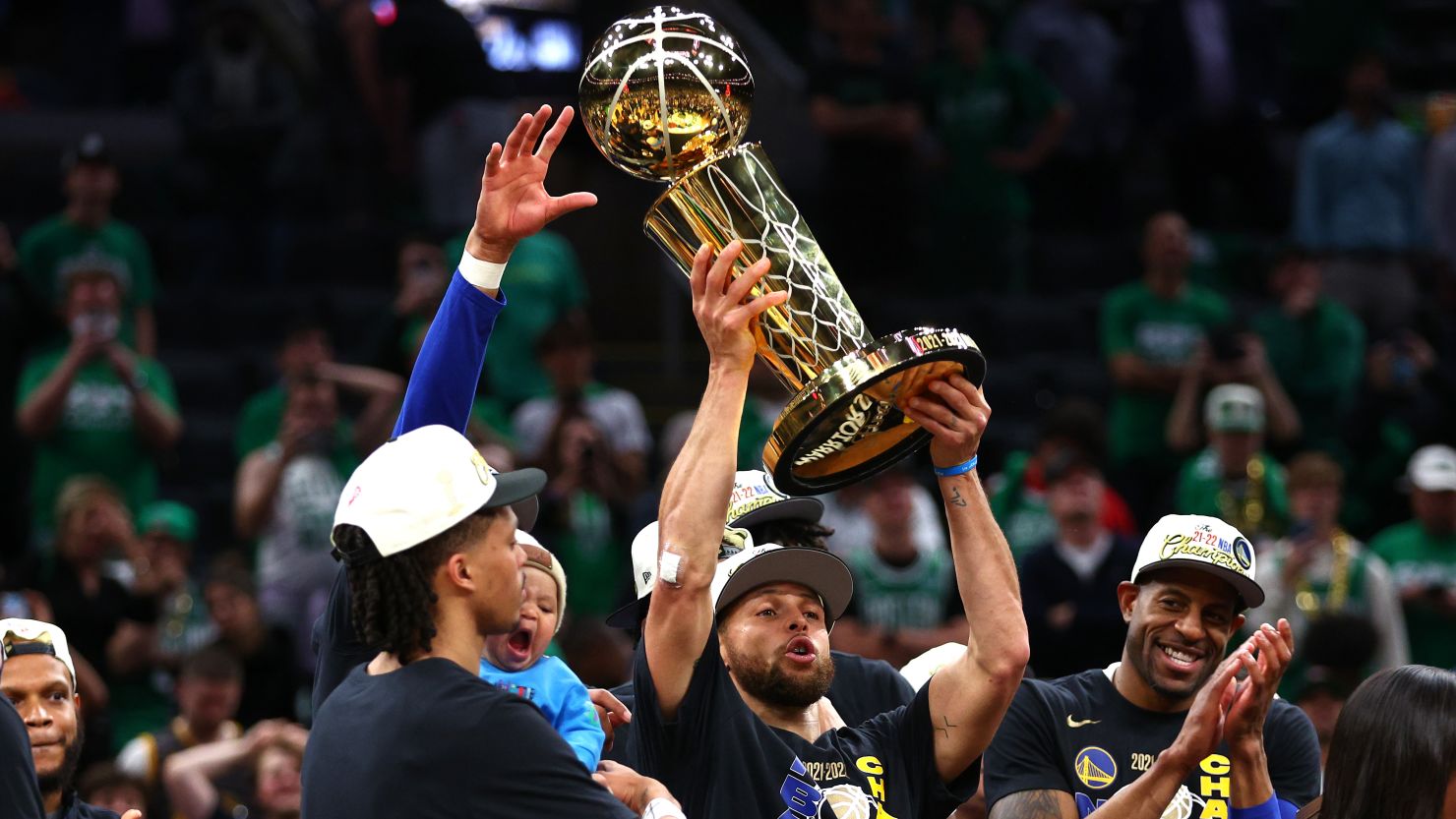 Golden State defeats the Boston Celtics to win the NBA
