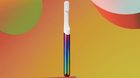 Quip Smile With Pride Metal Electric Toothbrush