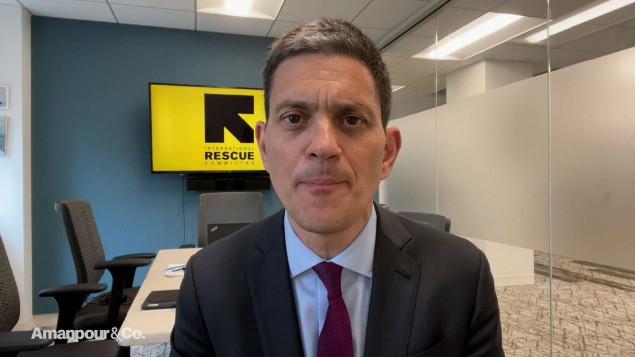 Amanpour Miliband