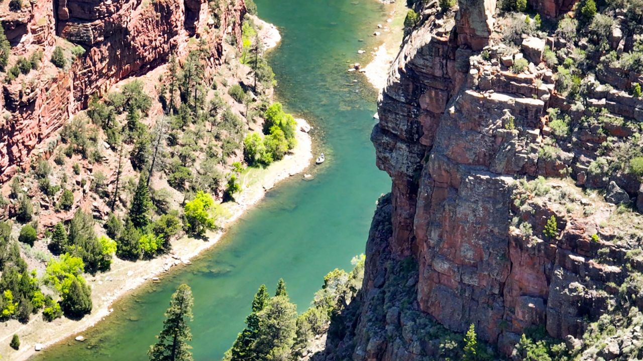 The local economy around Flaming Gorge depends on tourists who come to splash in the reservoir or to fish and float the Green River.