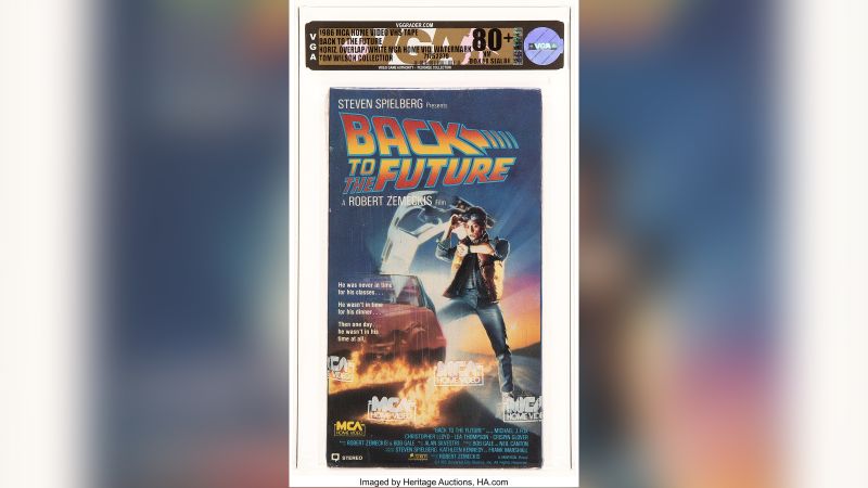 VHS copy of 'Back to the Future' sells for $75,000, setting a new
