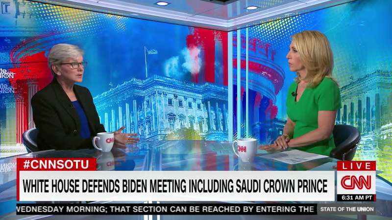 Bash presses Granholm on Biden meeting with Saudi Crown Prince | CNN  Politics