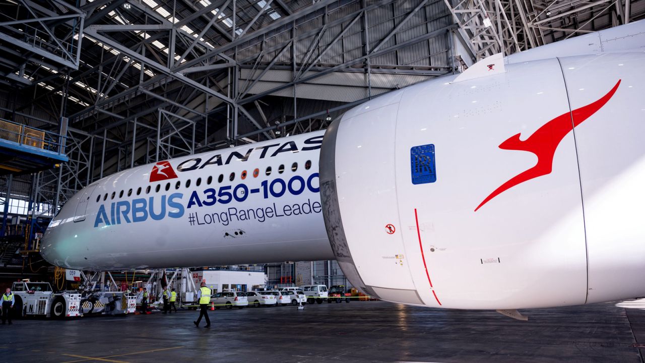 Qantas has ordered new Airbus A350-1000 jets to fly its new long routes. 
