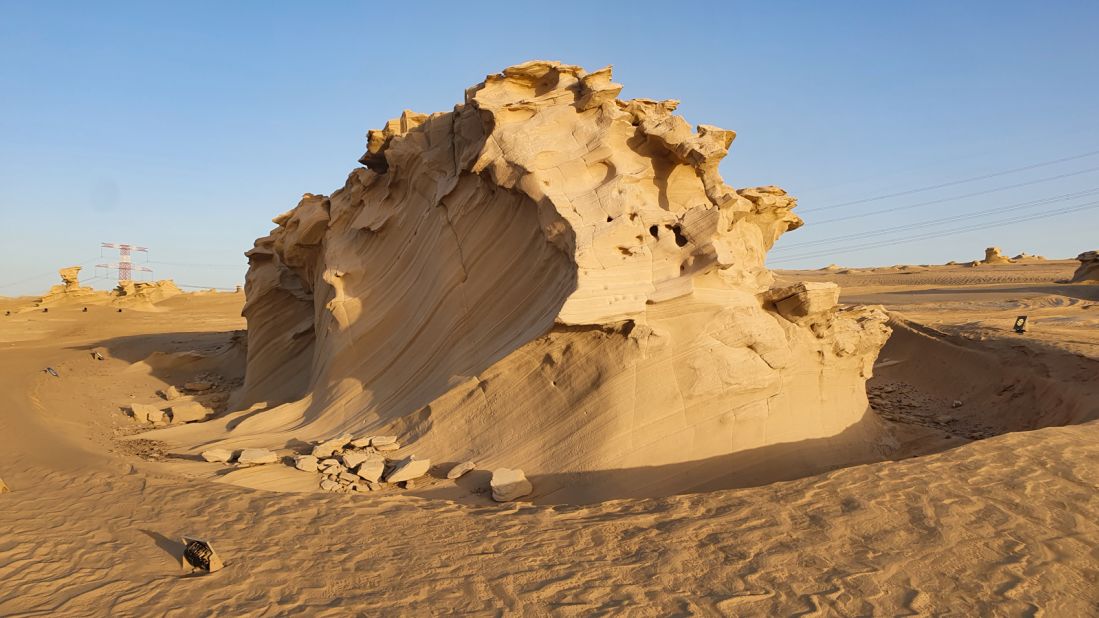 <strong>Years in the making:</strong> Scientists say the fossil dunes of Abu Dhabi were formed anywhere between 200,000 and 7,000 years ago. 
