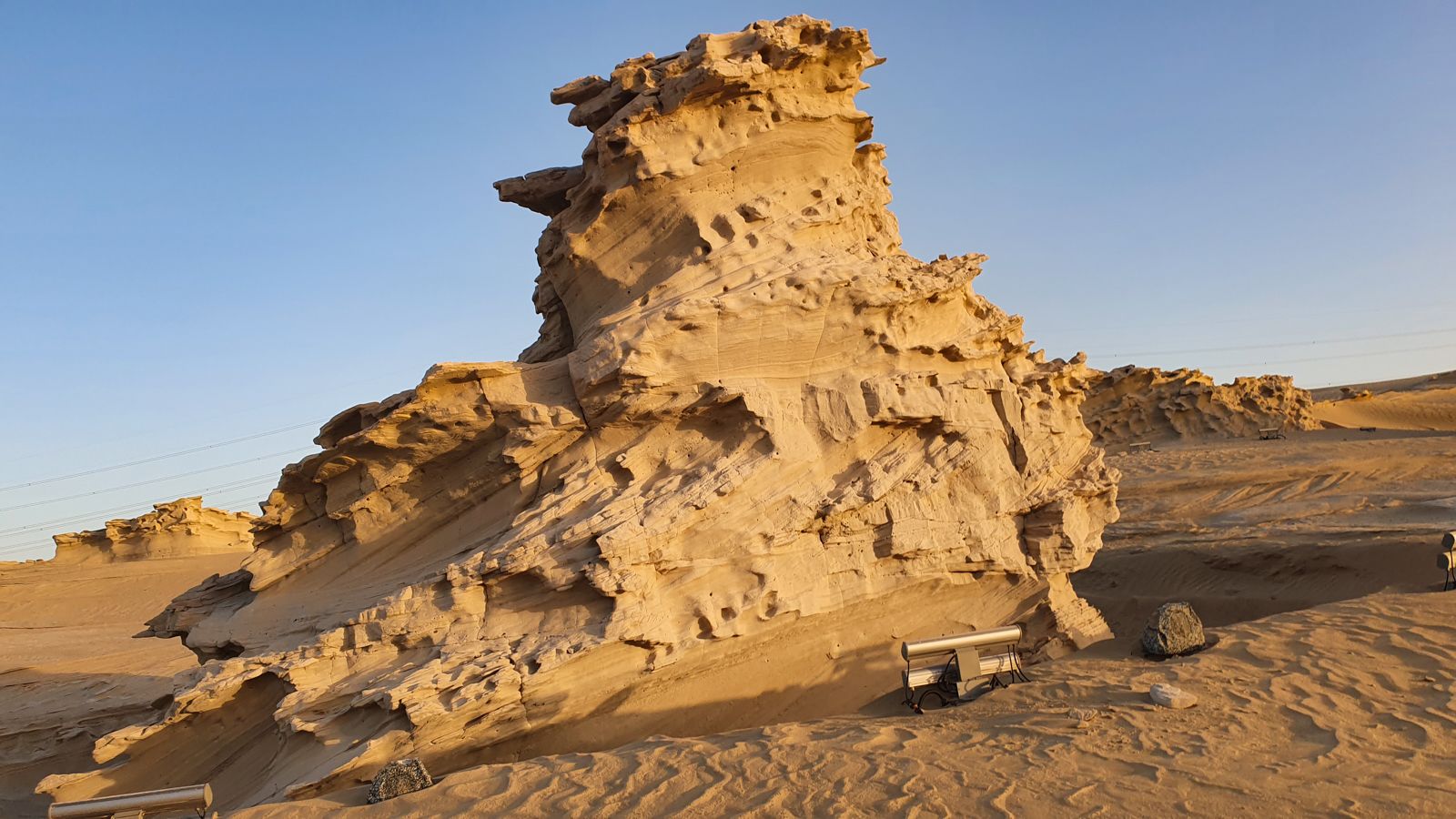 <strong>Ice impact: </strong>Prof. Steuber says that during ice ages, ocean levels lowered, emptying the shallow basin of the Arabian Gulf. That led to sand being blown by prevailing winds into what is now Abu Dhabi. 