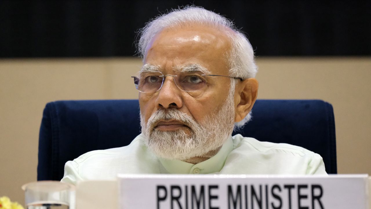 India's Prime Minister, Narendra Modi, pictured here on June 6, has not publicly commented on the recent BJP officials' comments about the Prophet Mohammed. 
