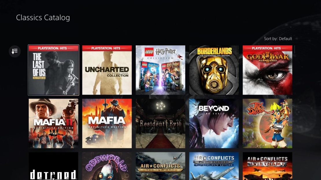 A comparison of availability of the new PS Plus game catalogs