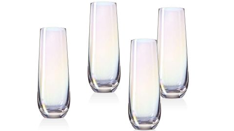 Godinger Stemless Champagne Flutes