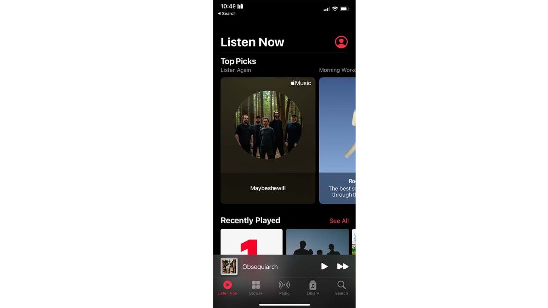 Apple Music Home