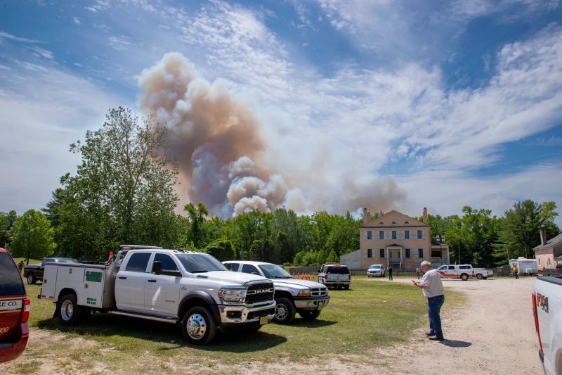 Wharton State Forest Fire: New Jersey Wildfire Grows To 13,500 Acres ...