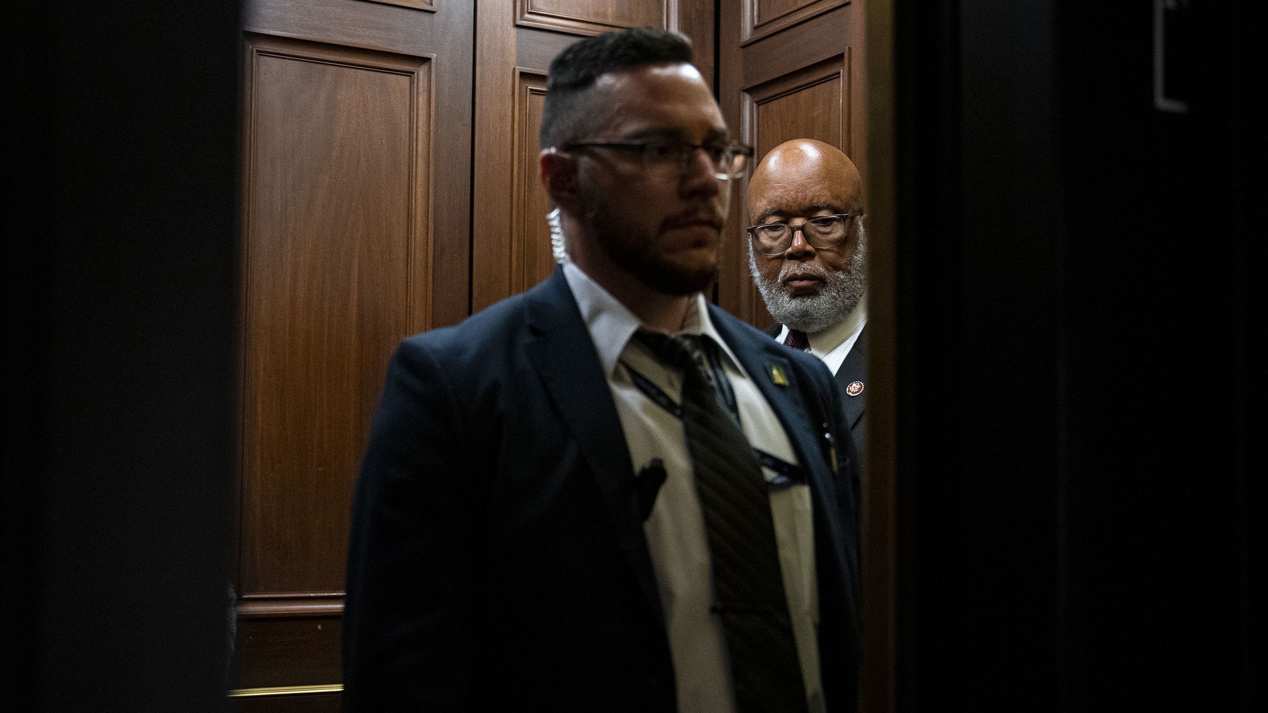 Thompson arrives ahead of the hearing on June 21.
