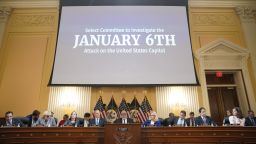 Scene from the hearing of the Select Committee to Investigate the January 6th Attack on the US Capitol in Washington, D.C. on Tuesday, June 21, 2022. 