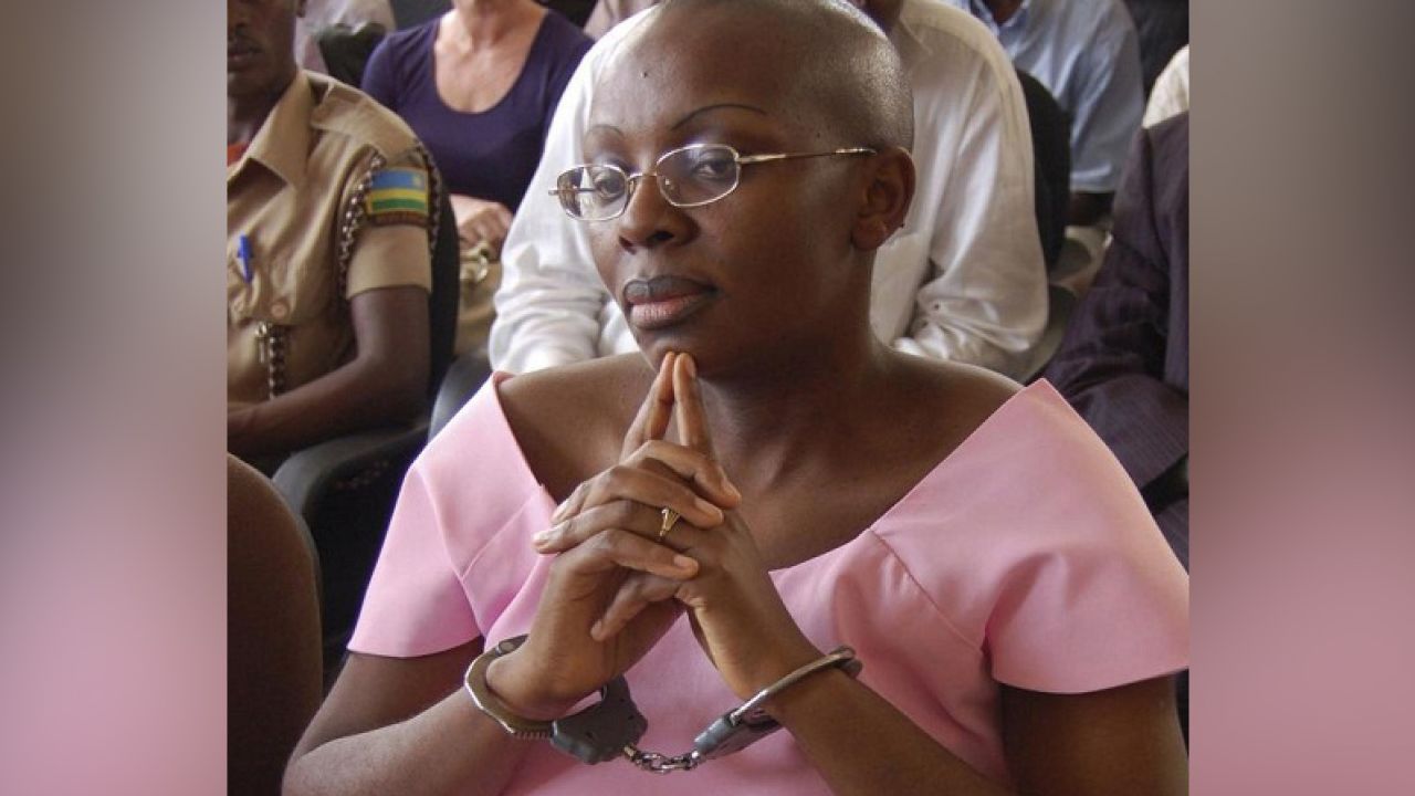 Rwandan opposition politician Victoire Ingabire pictured in a Kigali court in 2011.
