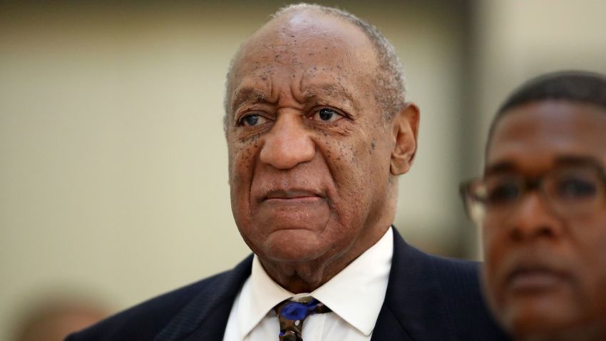 NORRISTOWN, PA - SEPTEMBER 24: Actor and comedian Bill Cosby returns to the courtroom after a break with his spokesman Andrew Wyatt at the Montgomery County Courthouse, during his sexual assault trial sentencing in Norristown, Pennsylvania, U.S. September 24, 2018. (Photo by David Maialetti-Pool/Getty Images)