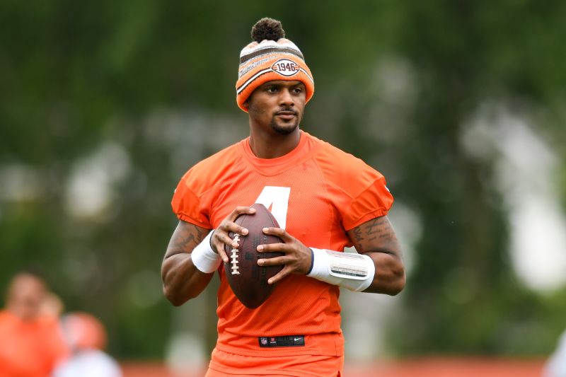 Cleveland Browns Quarterback Deshaun Watson Settles 20 Of The 24 ...