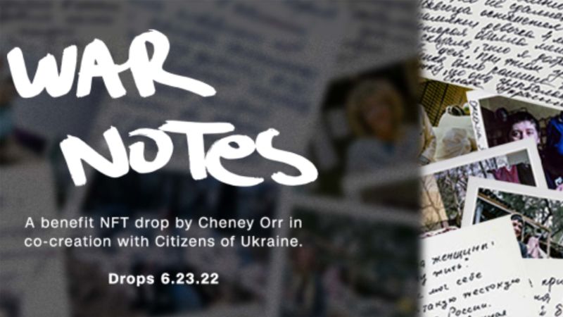 Vault by CNN releases NFT of wartime photos from Ukrainian citizens
