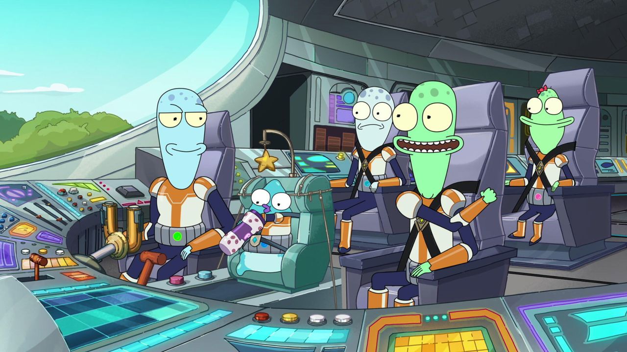 <strong>"Solar Opposites" Season 3</strong>: Four aliens who are evenly split on whether Earth is awful or awesome strive to be less of a team and more of a family team. <strong>(Hulu)</strong>