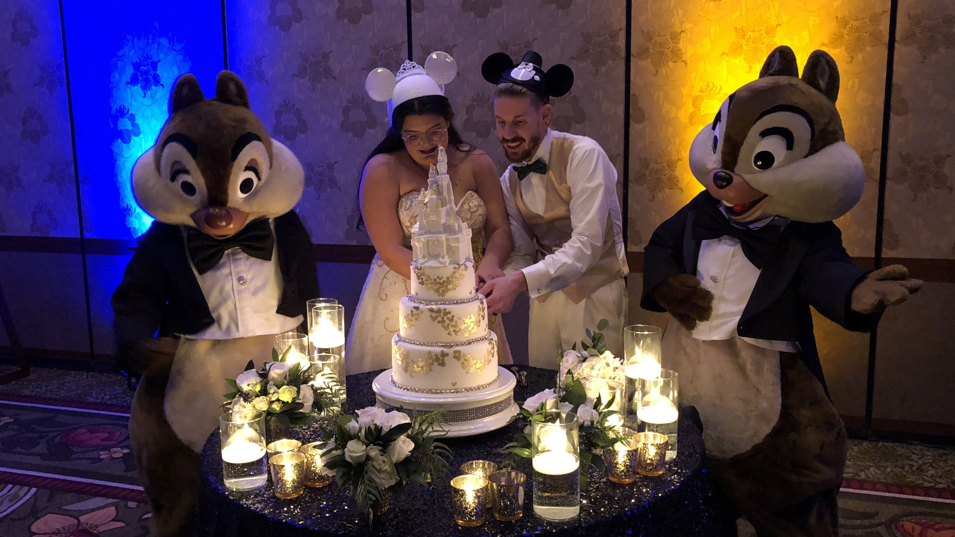 Disney adult' couple spark backlash after paying for Mickey Mouse  appearance over wedding food